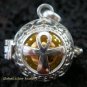 925 Silver Christian Cross Harmony Ball Pendant HB-305-KT