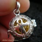 925 Silver Christian Cross Harmony Ball Pendant HB-305-KT