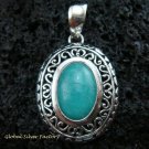 Sterling Silver & Turquoise Designer Pendant SP-440-KT