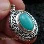 Sterling Silver & Turquoise Designer Pendant SP-440-KT