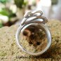 Sterling Silver Turquoise Snake Ring RI-185-NY
