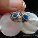 925 Silver Opal & Round Shell Earrings ER-528-KT