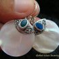925 Silver Opal & Round Shell Earrings ER-528-KT