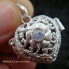 925 Silver Heart Harmony Ball Pendant HB-306-KT