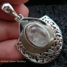 Bali Design 925 Silver & Rutile Quartz Pendant SP-451-KT