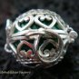 925 Silver Frangipani Harmony Ball Pendant HB-304-KT