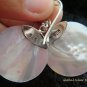 925 Silver Blue Topaz & Round Shell Earrings ER-527-KT
