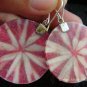 925 Silver Garnet & Shell Earrings ER-544-KT