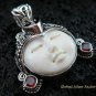 Sterling Silver & Garnet Goddess Pendant GDP-975-KT