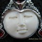 Sterling Silver & Garnet Goddess Pendant GDP-975-KT