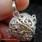 925 Silver Frangipani Harmony Ball Pendant HB-303-KT