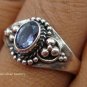 Sterling Silver Amethyst Gemstone Ring RI-285-KT