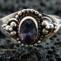 Sterling Silver Amethyst Gemstone Ring RI-285-KT
