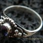 Sterling Silver Amethyst Gemstone Ring RI-285-KT