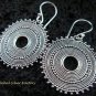 Sterling Silver Round Bali Design Earrings SE-148-KT