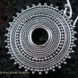 Sterling Silver Round Bali Design Earrings SE-148-KT