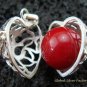 Sterling Silver Heart Harmony Ball Pendant HB-302-KT