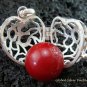 Sterling Silver Heart Harmony Ball Pendant HB-302-KT
