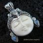 Sterling Silver Rainbow Moonstone Goddess Pendant GDP-972-KT