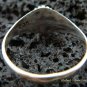 Sterling Silver Garnet Cabochon Ring RI-283-KT