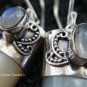 925 Silver Rainbow Moonstone & Shell Earrings ER-523-KT