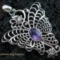 925 Silver & Amethyst Butterfly Pendant SP-467-KT