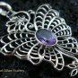 925 Silver & Amethyst Butterfly Pendant SP-467-KT