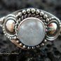 925 Silver Rainbow Moonstone Ring RI-280-KT