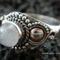 925 Silver Rainbow Moonstone Ring RI-280-KT