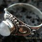 925 Silver Rainbow Moonstone Ring RI-280-KT