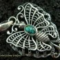 925 Silver & Turquoise Butterfly Pendant SP-464-KT