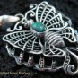 925 Silver & Turquoise Butterfly Pendant SP-464-KT