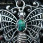 925 Silver & Turquoise Butterfly Pendant SP-464-KT