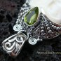 Sterling Silver Peridot Goddess Pendant GDP-973-KT