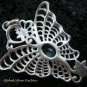 925 Silver & Blue Topaz Butterfly Pendant SP-466-KT