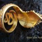 925 Silver & Gold Vermeil Amethyst Snake Ring GPR-110-NY