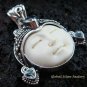 Sterling Silver Blue Topaz Goddess Pendant GDP-971-KT