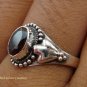 Sterling Silver Garnet Gemstone Ring RI-279-KT