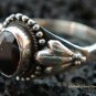 Sterling Silver Garnet Gemstone Ring RI-279-KT