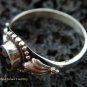 Sterling Silver Garnet Gemstone Ring RI-279-KT
