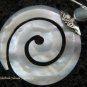 925 Silver Larimar & Shell Earrings ER-513-KT
