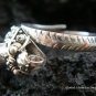 925 Silver Amethyst Snake Head Ring RI-128-KA