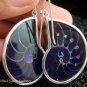 Sterling Silver Purple Nautilus Shell Earrings ER-537-KT