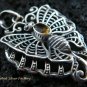 925 Silver & Citrine Butterfly Pendant SP-463-KT