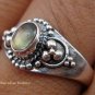 Sterling Silver Labradorite Gemstone Ring RI-284-KT