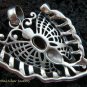 Sterling Silver & Garnet Butterfly Pendant SP-461-KT