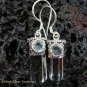 925 Silver Blue Topaz & Crystal Earrings ER-534-KT