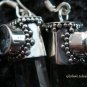 925 Silver Blue Topaz & Crystal Earrings ER-534-KT