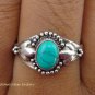 Sterling Silver Turquoise Gemstone Ring RI-278-KT