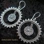 Sterling Silver Round Filigree Earrings SE-146-KT